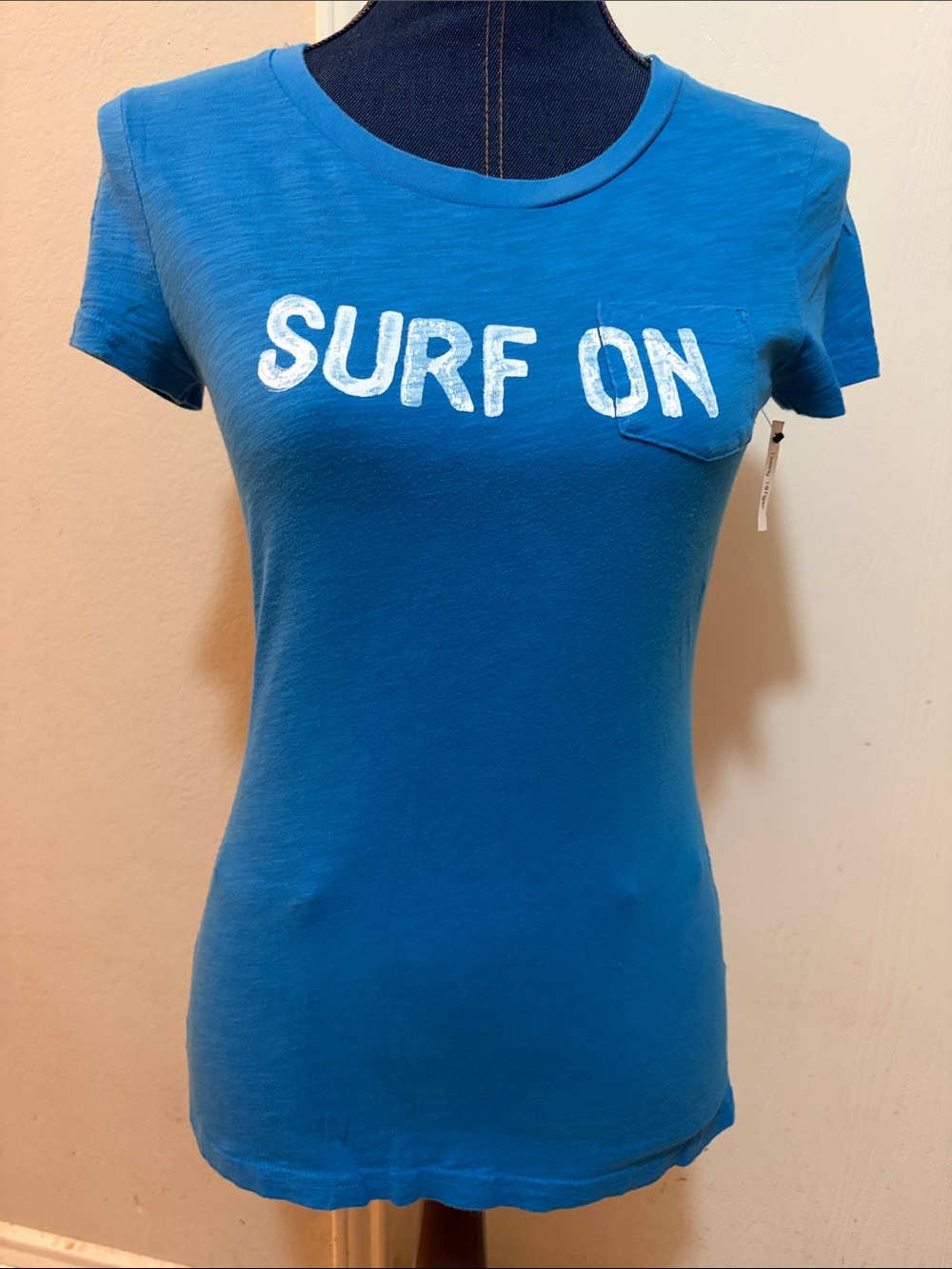 Tommy Hilfiger Surf On Short-Sleeve Crewneck Tee in Blue - Women